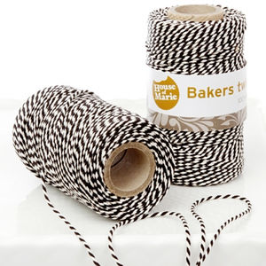 Bakers twine naru, musta