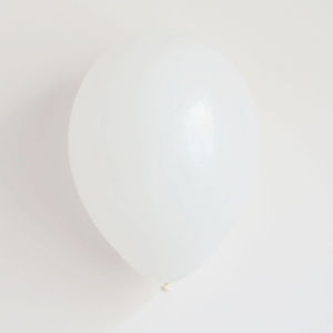 Ilmapallo, valkoinen (10 kpl)