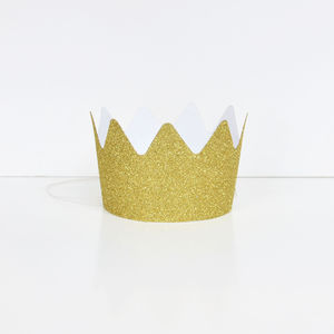 Glitterkruunu - kulta (8 kpl)