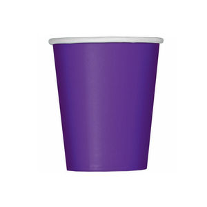 Lilat paperimukit (8 kpl)