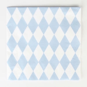 Paperilautasliina, vaaleansiniset salmiakit (20 kpl)