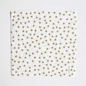 Tähti paperilautasliina, kulta (20 kpl)