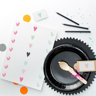 Satukaupunki etiketti-arkki, 70 x 42 mm