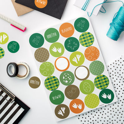 Dinot tarra-arkki, ympyrä Ø 40 mm