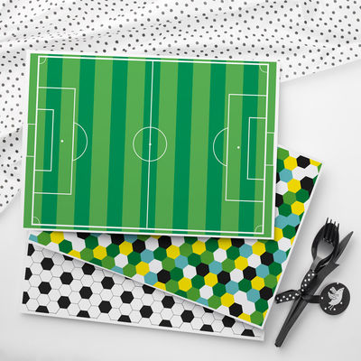 Jalkapallo -teemapaperi A4, 8 kpl