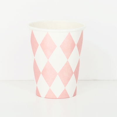 Paperimuki, vaaleanpunainen salmiakkikuvio (8 kpl)