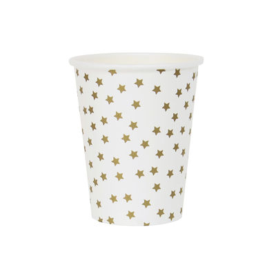 Paperimuki, kultaiset tähdet (8 kpl)