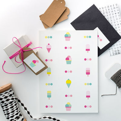 Tulostettavat Jätskibaari -etiketit 70 x 42 mm