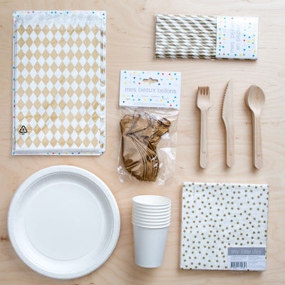 Kemupaketti -kattaus, kulta (8 hlö)