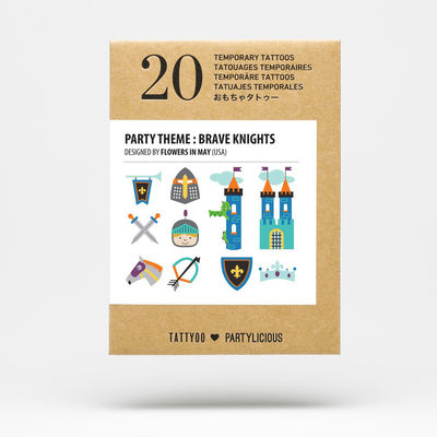 Tattyoo juhlatatuoinnit, Brave knights (20 kpl)