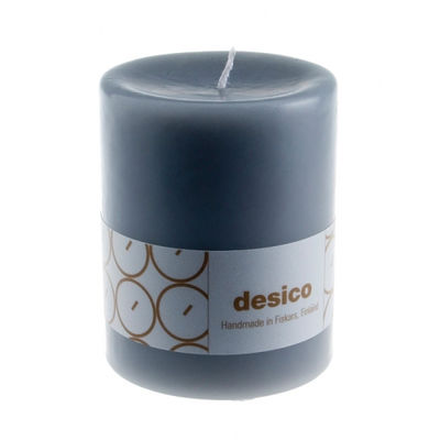 Harmaa pöytäkynttilä 10 cm