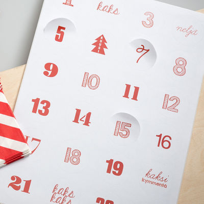 Joulukalenteritarrat - polkkakarkki