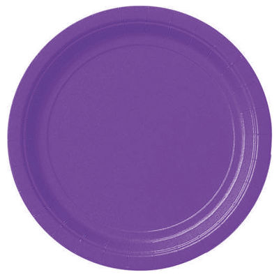 Lila paperilautanen, iso (8  kpl)