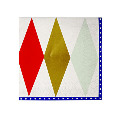 Harlekiini paperilautasliina S (16 kpl)