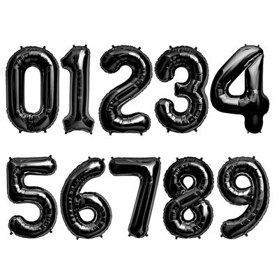 Numero foliopallo, musta ( 86 cm)