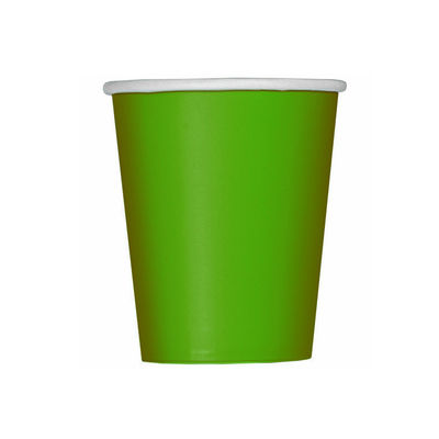 Limenvihreät paperimukit (8 kpl)