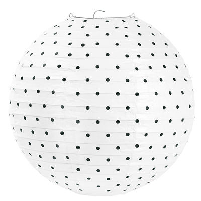 Polkadot paperilyhty Ø 41 cm