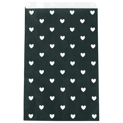 Paperipussit ja sulkijatarrat, sydämet (10 kpl)