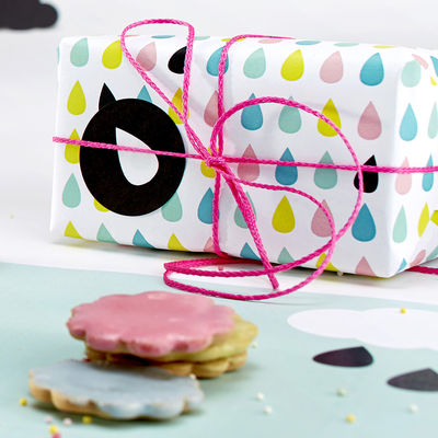 Pilvi & pisara teemapaperi A4, 8 kpl