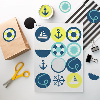 Seilori tarra-arkki, ympyrä Ø 60 mm