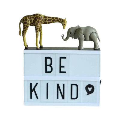 Lightbox kirjainvalotaulu A5