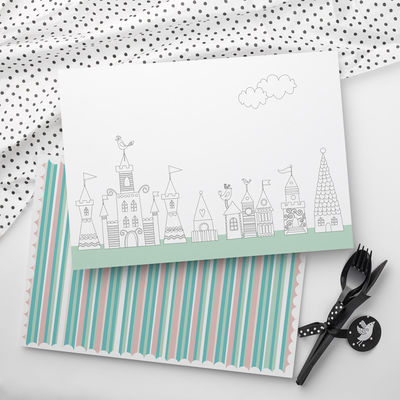 Tulostettava Satukaupunki -teemapaperi (PDF)