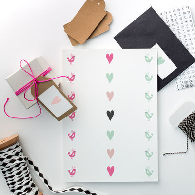 Tulostettavat Satukaupunki -etiketit 70 x 42 mm