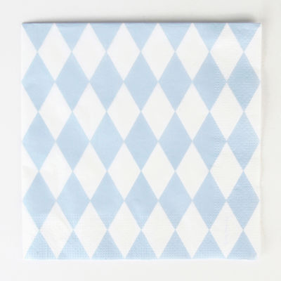 Paperilautasliina, vaaleansiniset salmiakit (20 kpl)