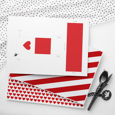 Tulostettava Sydän teemapaperi (PDF)